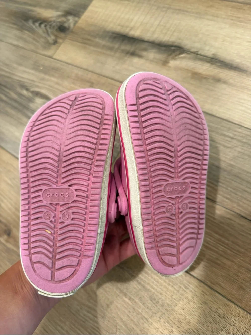 Kids Pink Crocs